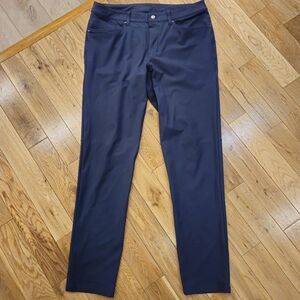 Lululemon Men’s ABC Pant Slim Stretch Athleisure LM5971S Dark Grey Size 34